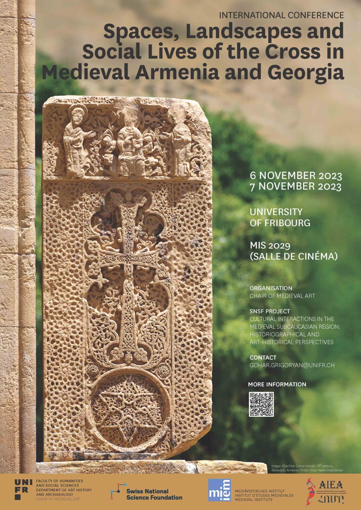 Le LA3M à la conférence internationale “Spaces, Landscapes and Social Lives of the Cross in Medieval Armenia and Georgia”